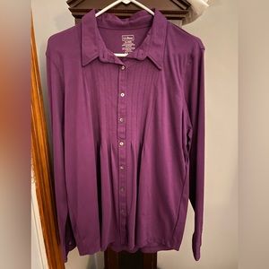Plum LL Bean top